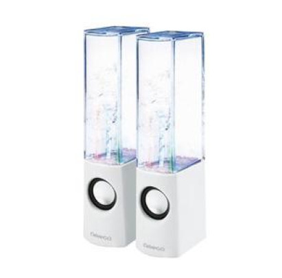 Skaļruņi Dancing Water USB balti OMEGA OG12DSW