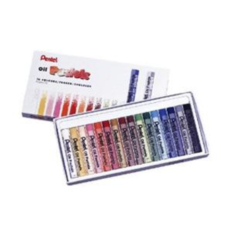 Eļļas pasteļkrītiņi 16 krāsas OIL PASTELSˇPENTEL