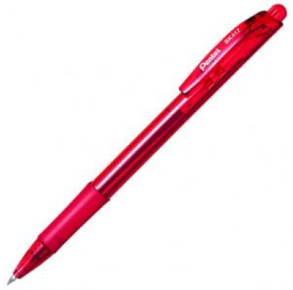 Pildspalva lodīšu PENTEL BK-417 sarkana