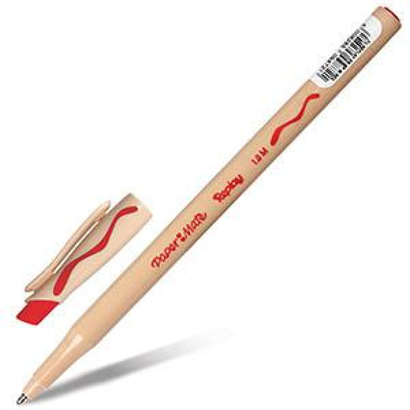 Pildspalva lodīšu ar dzēšgumiju PAPER MATE sarkana