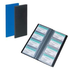 Vizītkaršu bloks 96 vizītkartēm 133x315mm, zils