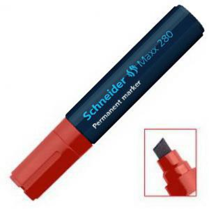 Notur®gais mar°ieris SCHNEIDER 280 sl®ps, sarkans