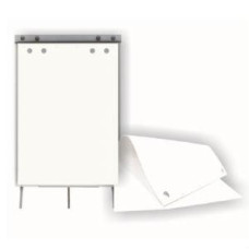 Papīra bloks 20 lap. Flipchart 60x85cm, balts,