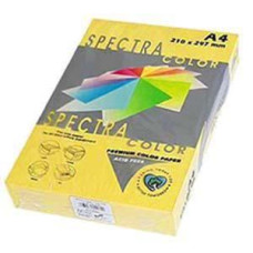 Krāsains papīrs A4 120g 250lap dzeltens IT160