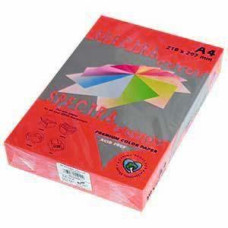 Krāsains papīrs A4 120g 250lap sarkans IT250 RED