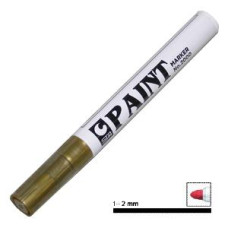 *Perman.marķieris PAINT zelts, 1-2mm, PAINT 2000-7