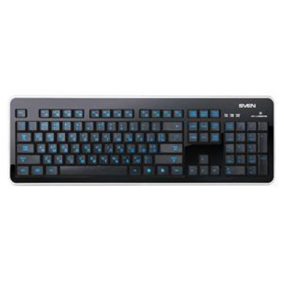 Tastatūra Comfort 7400 EL melna USB SVEN