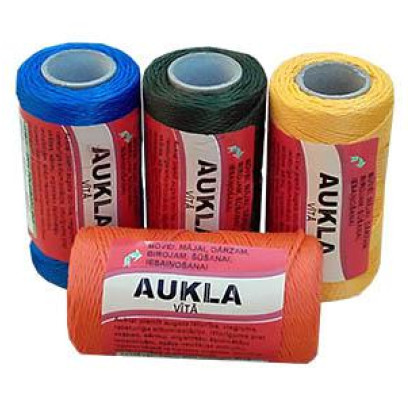 Vītā aukla 1.5mmx100m polipropilēna, asorti krāsas