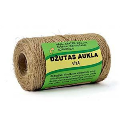 Džutas aukla, vītā 2mm 100gr. 65m.