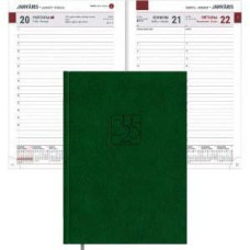 Dienasgrāmata Business Classic tumši zaļa, Timer 2026g.