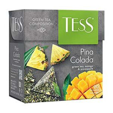TESS Pina Colada zaļā tēja piramīdās 20x1.8g.