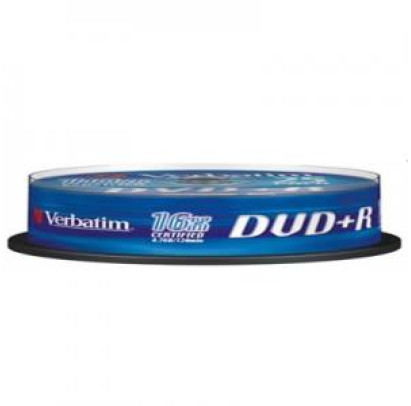 DVD+R 120min/4,7Gb/16x (cake)10 AZO Verbatim 43829