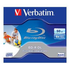 *BD-R DL 50Gb/6x Blu-rayDisc (jewel) printable