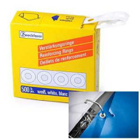 Uzlīmes apaļas 13mm 500gab. PP baltas Avery