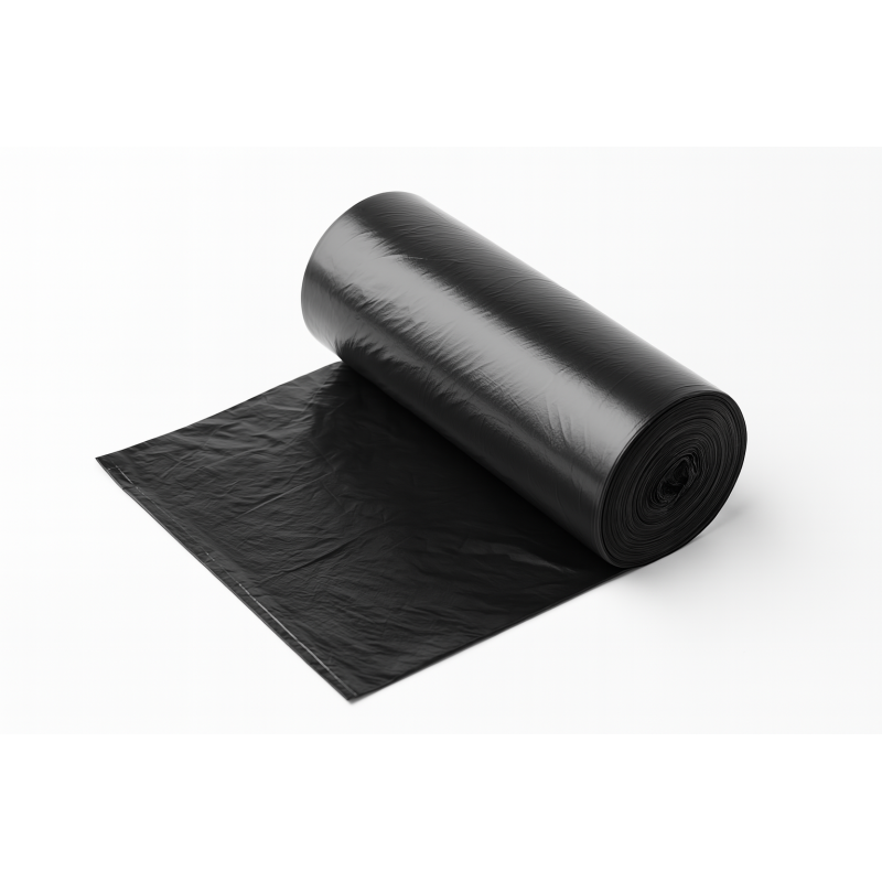 Atkritumu maisi 60L, 60x78cm, melni, 33mikr, LDPE, LABAIS MAISS, 10gab/rul, 34rul/kastē
