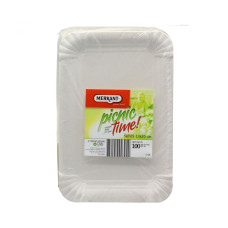 Papīra šķivis 13x20cm(100gb) 0,636kg (15 iepak/1 kaste)