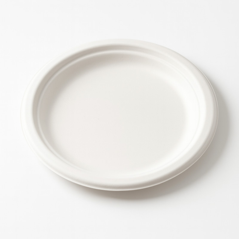 Cukurniedru papīra šķivis 23cm 6 gab