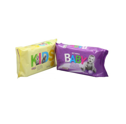 MERKANT Mitrās salvetes - Kids & Baby, 72 gab