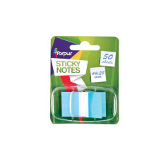 Pašlīmējošie indeksi 44x25mm, zils PVC