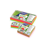 Līmlapiņas 50x75mm, 100 lpp, 4 neona krāsās