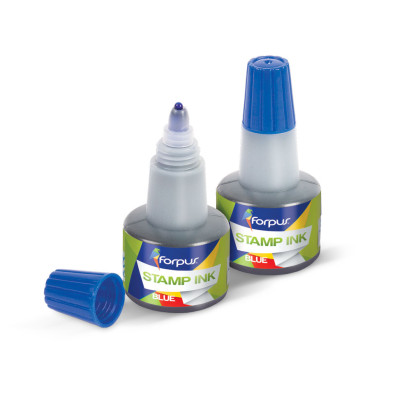 Zīmogu tinte zila, 30ml. Forpus