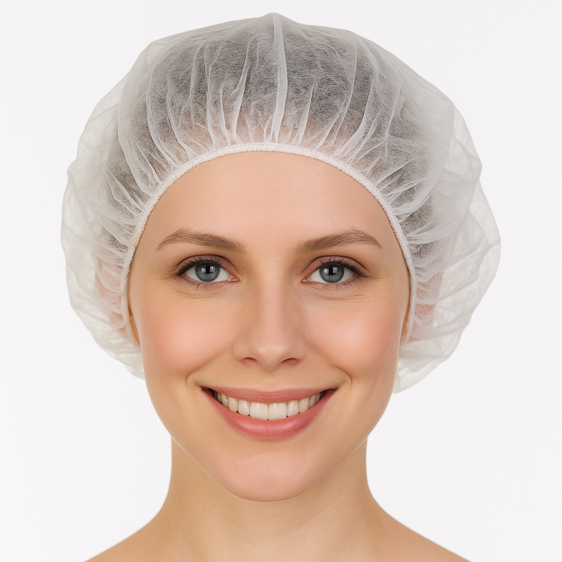 Cepurīte FORPUS, PP, 53cm, balta, 100gab., (10 iep/kastē)