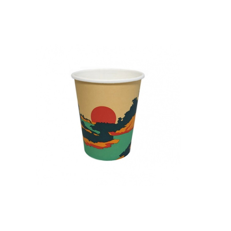 Papīra glāzes 360ml (12oz), "Gauja", (50gab), (netto svars 0,53 kg)