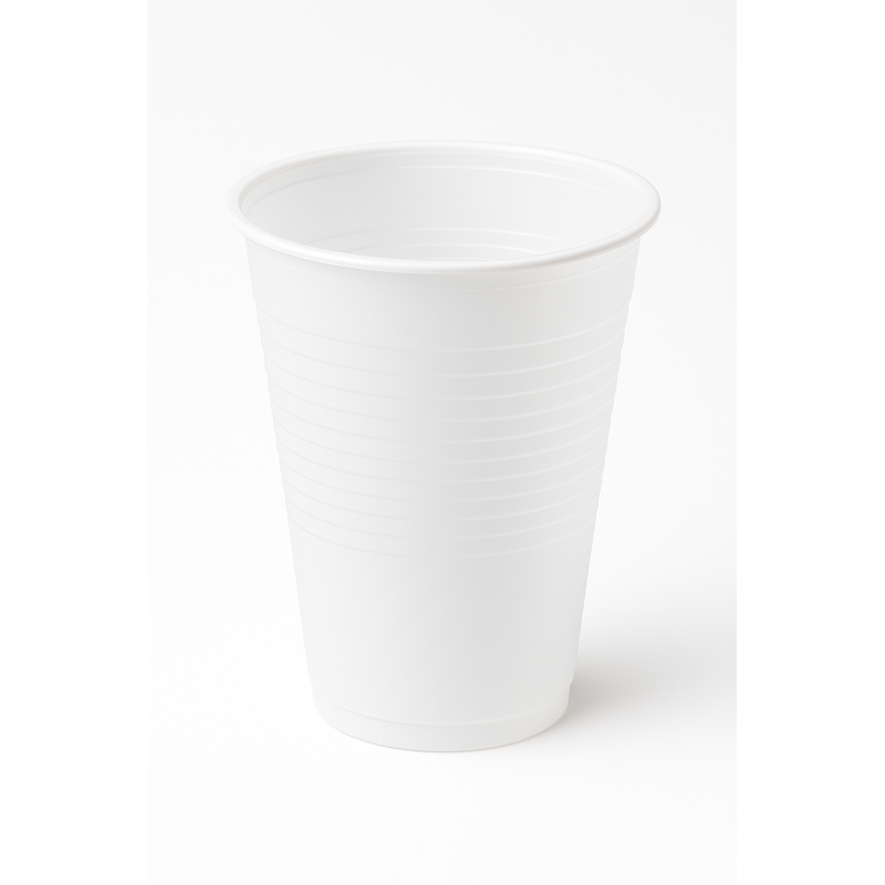 Glāze, PP, 200ml, balta, (100gab), svars-0,76kg
