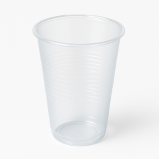 Plastmasas glāzes 200ml, caurspīdīgas, PP, iepakojumā 100gab. (30iep/kastē)