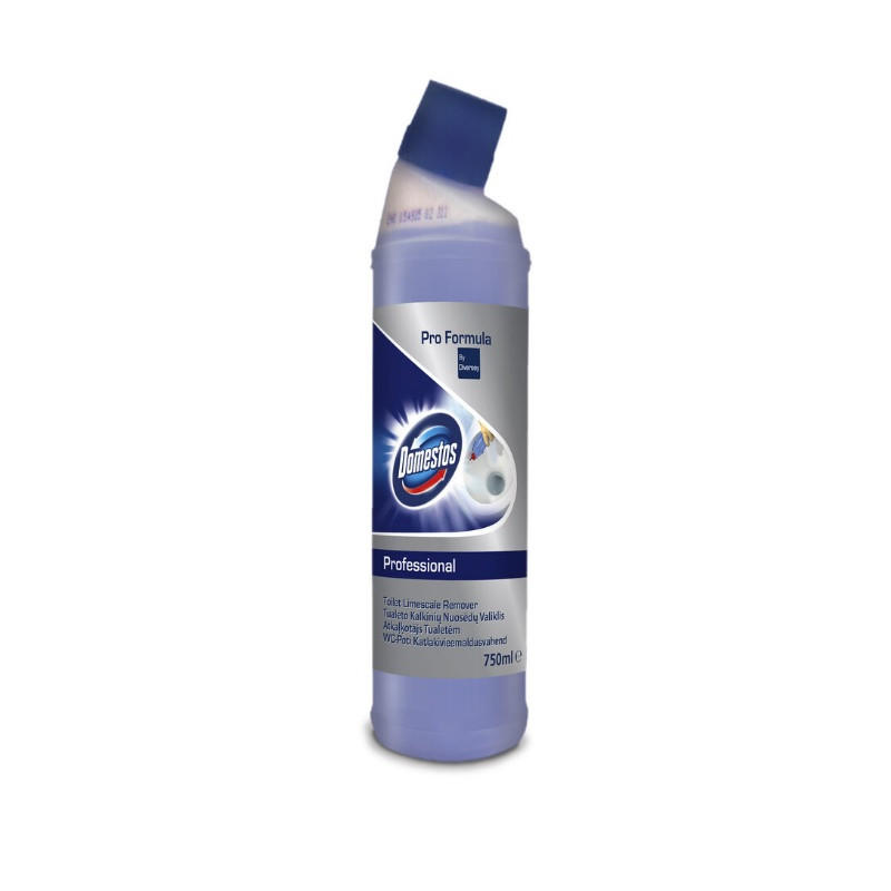 Domestos Toilet Limescale Remover Tualetes podu tīrīšanas līdzeklis 0.75L