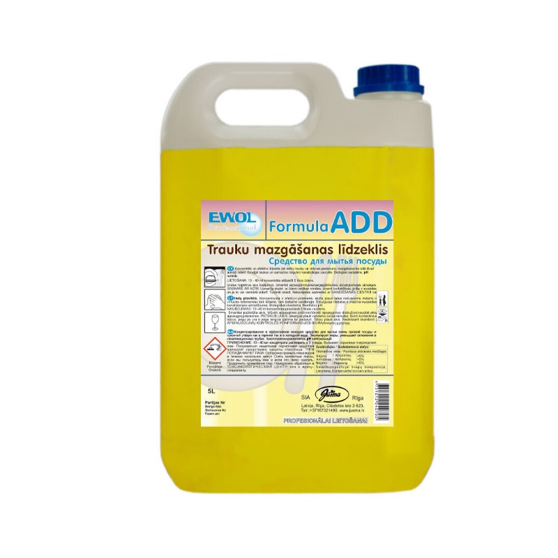 Trauku mazgāšanas līdzeklis, EWOL ADD, (5L)