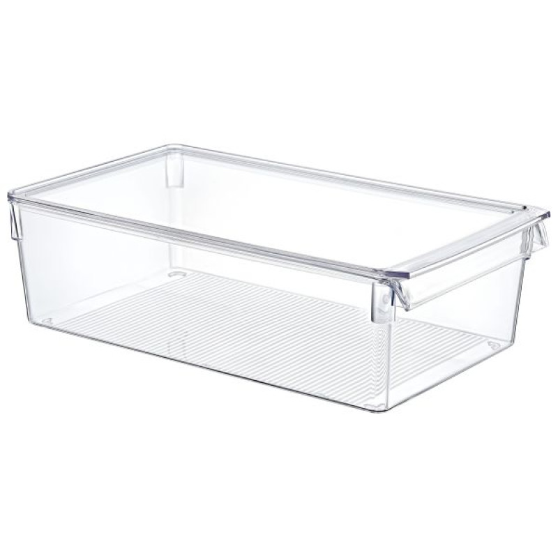 Kaste ar vāku 3L caurspīdīga, 25.5x16.6x11.5