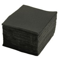 Galda salvetes, 33x33cm, 2-kārt., (250gab), melnas