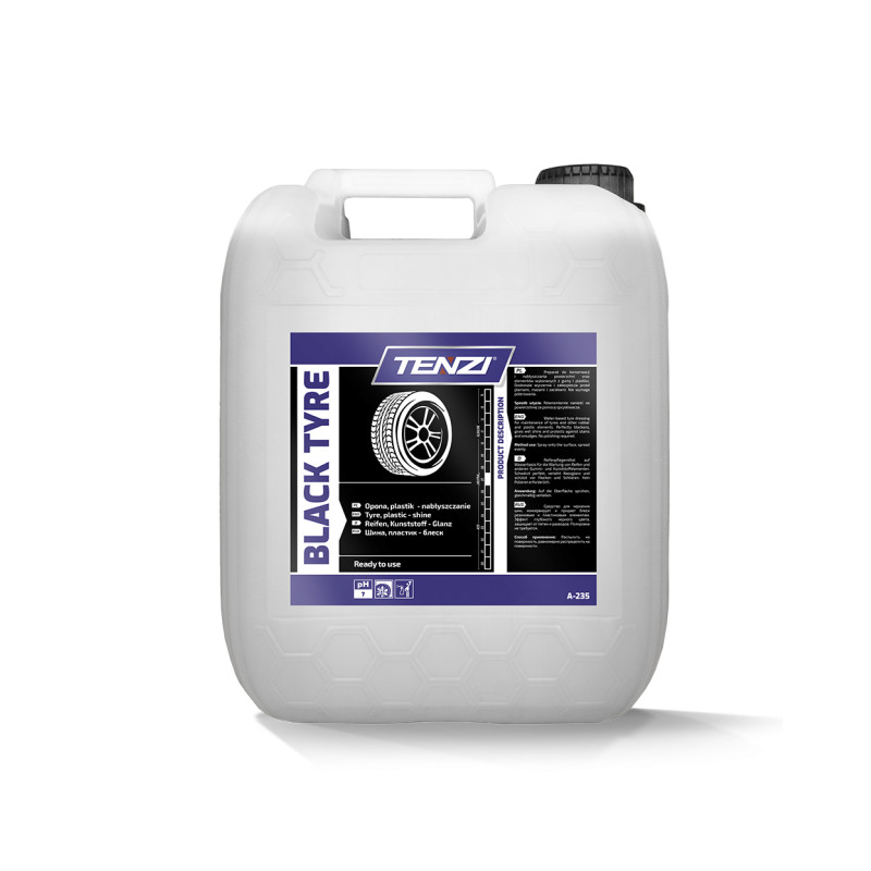 Riepu un plastmasas detaļu pulēšanas līdzekļis TENZI Black Tyre 5L (120gb/pal)