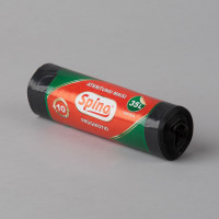 Atkritumu maisi 35L, 55x72cm, melni, LDPE, MULTIPACK, 10gab/rul, 25rul/kastē