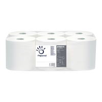 Roku dvielis STANDARD WHITE, rullis, 1-slāņa, 750 loksnes (36,5x20cm), 274m, ø 20cm,21g/m2