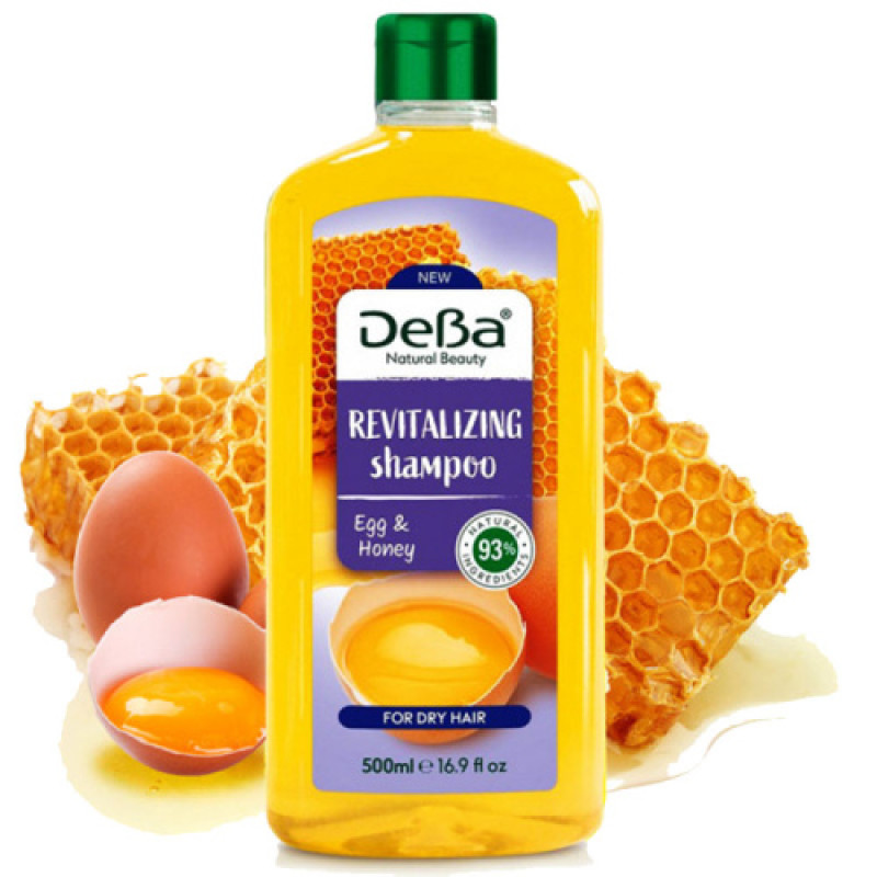 DeBa Natural Beauty matu šampūns Egg & Honey 500ml ( Izcelsmes valsts Bulgārija )