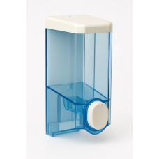 Dozators šķidrajām ziepēm 0.5l, S2T, 16x9x9cm, caurspīdīgs-zils, (40 gab/kastē)