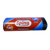 Atkritumu maisi 20L, 45x54cm, melni, 10mikr, HDPE, MULTIPACK, 20gab/rul, 50rul/kastē