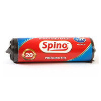 Atkritumu maisi 15L, 40x50 cm, melni, 10mikr, HDPE, MULTIPACK, 20gab/rul, 100rul/kastē