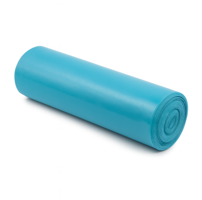 Atkritumu maisi 160L, 90x130cm, zilie, 33mikr, LDPE, 10gab./rullī