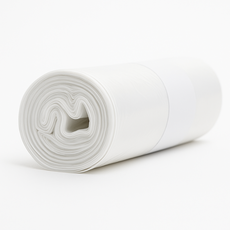 Atkritumu maisi 60L, 64x84cm, balti, HDPE, MULTIPACK, 15gab/rul, 25rul,kastē