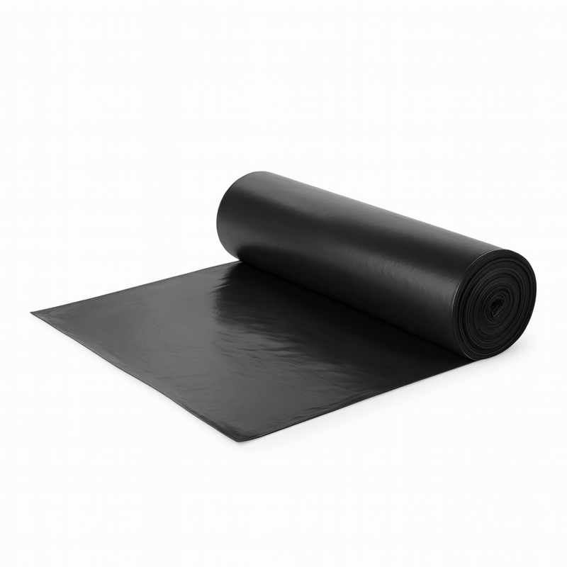 Atkritumu maiss 75L, 65x100cm, melni, LDPE, MULTIPACK, 10gab/rul, 20gab/kastē