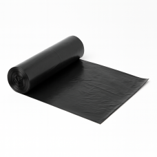 Atkritumu maisi 120L, 70x110cm, melni, 25mikr, LDPE, FEVEX, 25gab/rul, 10rul/kastē