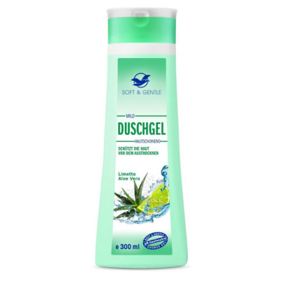 SOFT & GENTLE dušas želeja LAIMS & ALOE VERA, 300 ml