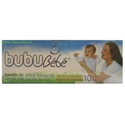 Priekšautiņi bērniem bubuBebe,vienreizlietojami,papīra, 25.gab