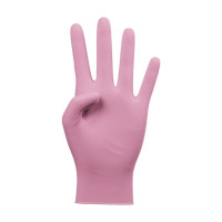 Nitrila cimdi GREAT GLOVE, bez pūdera, rozā, XS izmērs, 100gab