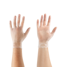Vinila cimdi GENTLE TOUCH, caurspīdīgi, L izmērs caurspīdīgi, 100gab
