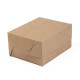 Kartona konditorejas kaste 120x100x60mm 300gsm,100gb.,balta/brūna
