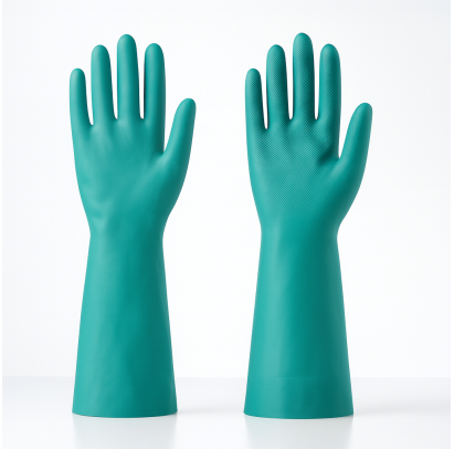 Cimdi SUPER NITRILE ar floku, L izmērs, 33cm